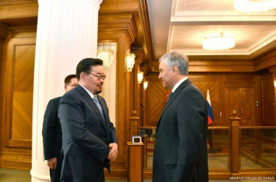 Накопившееся проблемы необходимо решать: о чём договорились Вячеслав Володин и спикер парламента Монголии?